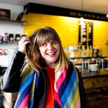 Personal bran shoot in leamington with business owner mrs social in cafe